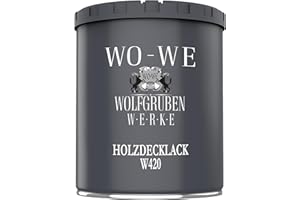 WO-WE Holzfarbe Holzlack Wetterschutzfarbe Außen & Innen - Anthrazitgrau RAL 7016-750 ml