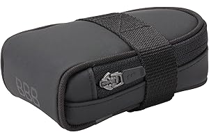 BBB Bolsa de sillín de Bicicleta RacePack para Ciclismo, Tubo de Repuesto y Almacenamiento de Accesorios, Ligera y Duradera, Correas fácilmente Ajustables, BSB-14