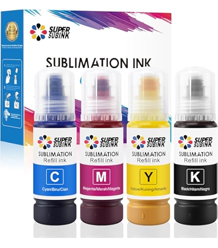 Tinta de sublimación para improra Epson ET-2720, ET-2760, ET-4700, ET