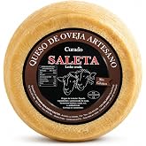 SALETA&reg; 1/2 Gourmet Cured Cheese (1.2 kg) | Artisan Sheep Cheese | No Preservatives or Additives | Raw Sheep Milk, Rennet and
