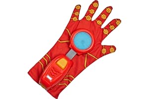 Marvel Iron Man and his Awesome Friends-repulsorhandske, elektronisk rollspelsleksak med ljus och ljud, superhjälteleksaker f
