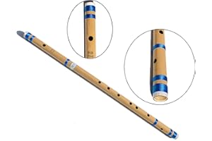 AASH Professional BB 30" (76.2 cm) Concert Flute | Bansuri Bamboo Flute | Transverse (Side Blown) Scale BB