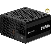 CORSAIR RM750e (2025) Tam Mod&uuml;ler D&uuml;ş&uuml;k G&uuml;r&uuml;lt&uuml;l&uuml; ATX G&uuml;&ccedil; Kaynağı ve 12V-2x6 Kablolu - ATX 3.1 & PCIe 5.1, Cybenetics Gold Ve