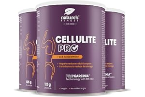 NATURE'S FINEST BY NUTRISSLIM Nature's Finest CELLULITE PRO | Fórmula anticelulítica con cafeína, retinol y manteca de karité para una piel suave y firme | Ayuda a suprimir la sensación de hambre | Calidad de terceros probada