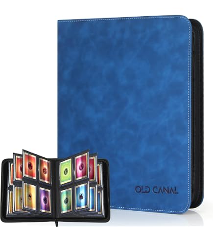 JUSONEY Álbum de tarjetas coleccionables – Álbum de recortes de 468 bolsillos, 26 páginas por 9 bolsillos con cubierta de libro impermeable, para coleccionar tarjetas para MTG Magic Match Atta (Rojo