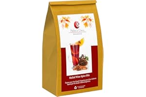 HELEN'S OWN INTERNATIONAL Genuine German Mulled Wine Spice Mulling Spices Mix Gluhwein - 18 x 1.5g Sachets - Glühwein Gewürz by Meßmer – with Helen’s Own Recipe Instruction Booklet and Winter Punch spice mix