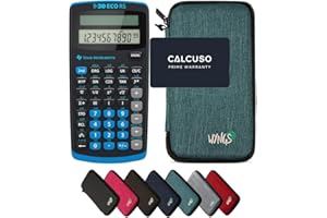 TEXAS INSTRUMENTS TI-30 ECO RS inkl. WYNGS Schutztasche Türkis - Wissenschaftlicher Taschenrechner - Basic Set