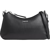 Calvin Klein CK MUST CONV LOGO JQD STRAP XBOD Kadın &Ccedil;anta, Siyah, Tek Beden