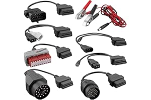 ‎AUTOUTLET AUTOUTLET 8er Adapter Set, Universal Auto OBD2 OBD1 Diagnosegerät Diagnose Adapter Kabelsatz, Diagnoseadapterkabel OBD Diagnoseadapter kompatibel mit VW Audi BMW Opel, für AutoCom Delphi CDP+ DS150Er