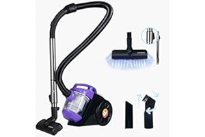 EFFEKTIV - Aspiradora Sin Bolsa 1000X 1,5L | Aspirador Trineo Ciclónica | 1200W de Potencia | 85000Pa Succión | Filtro HEPA L