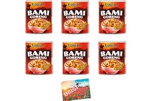 Set 6x Kung Fu Bami Goreng Dose 700g I Asiatisches Fertiggericht für ihre Pause I Mittagessen I Asien I Reisgericht I Orientalisch I Holland-Box by Vriens