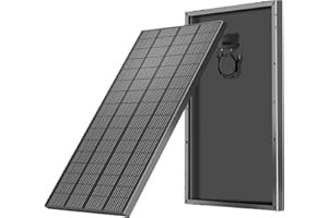 Collect Light 150W Solarpanel 12V monokristallin Solarmodul Photovoltaik Solarzelle Ideal zum Aufladen von 12V Batterien Wohnmobil Garten Camper (Schwarz,Solarmodul(Upgrade))