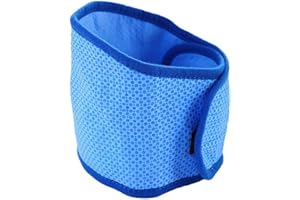 WIDENLISE Dog Cooling Summer Bandana,Breathable Dog Cooling Collar,Instant Ice Pet Scarf,Adjustable Neck Wraps,Dogs Chill Out Vest,for Small Medium Large Dogs Cats Pet blue (XL)