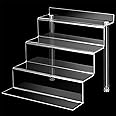 5 Acryl Display Riser Ständer Set - Durchsichtige Aussteller Für Schmuck & Deko