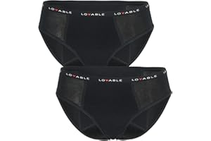 Lovable Slip da Ciclo Mestruale Flusso Abbondante My First Period Panties Bi-pack Bambine e ragazze x2