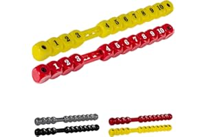 TUNIRO 2 pièces Compteur de buts pour Table de Baby-Foot en Forme de Cube, numéroté de 1 à 10, Choix de Couleur, Affichage du But