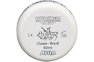 ‎EULENSPIEGEL EULENSPIEGEL Schminke Clown weiß 50m Schraubdeckeldose