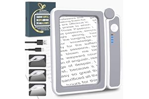 EASTPIN Lupe mit Licht Vergrößerungsglas Leselupe für Senioren: Leselupe mit Licht für Senioren Groß Magnifying Glass Lesehilfe für Senioren Geschenke für Mama Papa Oma Opa Renteneintritt Geschenk Männer