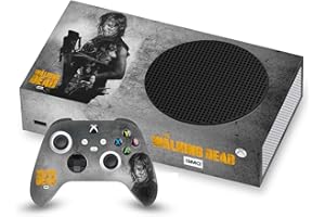 Head Case Designs Officially Licensed AMC The Walking Dead Daryl Double Exposure Daryl Dixon Graphics Vinyl Sticker Gaming Skin Decal Cover Compatible With Xbox Series S Console and Controller Bundle