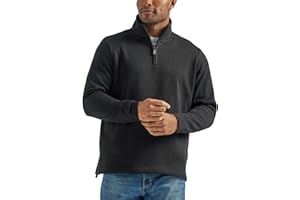 Wrangler Authentics Męski polar z długim rękawem, zamek błyskawiczny