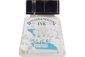 Winsor & Newton Encre à Dessiner Flacon 14ml 702 Blanc Série 1
