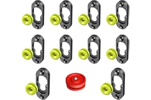 WITPOCE Button Fix Lot de 10 supports de fixation bord à bord, type 1