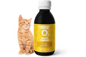 PROPET NUTRITION Malto per Gatti + Taurina + Biotina + Vitamine Gatto. Rimuove i Boli di Pelo. 100% Naturale. Tripla Azione. 120 ML. Anti-Hairball. Migliorare la Qualità di Vita del Gatto. Remover Gatto