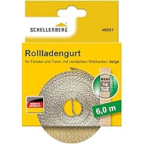 Cinghia Per Tapparelle Schellenberg 14 Mm X 6 M - Sistema Mini, In Polipropilene, Colore Azzurro - Foto 3