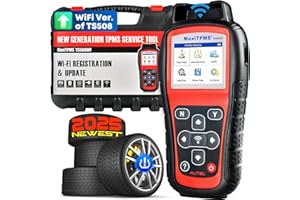 Autel MaxiTPMS TS508WF: 2025 Mise à Niveau Wi-FI pour TS508 TS501 Pro TS408S Outil Programmation TPMS, Activation Tous Capteurs, Program MX Sensor, Réinitialisation TPMS, Lecture/Efface Code TPMS