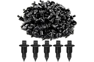 PHYNDR 200 Pezzi Rivetti in plastica per auto, Rivetti in plastica, Clip Fissaggio Auto e Moto per Carenatura, Compatibili con Yama..., Suzu..., Kawasa..., Hon... (6mm), B