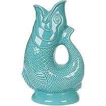Bubble Jug Brocca Acqua Da 1,5L Forma Pesce - Caraffa Decorativa Gorgogliante