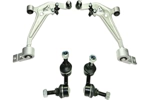 D2P Suspension Track Control Arms and Links Kit Replacement Front Lower Compatible With 2001-2015 Nissan X-Trail T30, T31 Replaces 545018H310