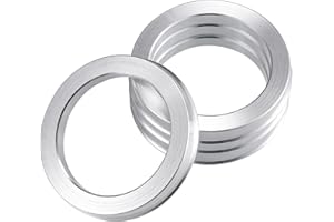 X AUTOHAUX 4pcs OD 74.1mm to ID 57.1mm Aluminum Alloy Car Auto Hub Centric Ring