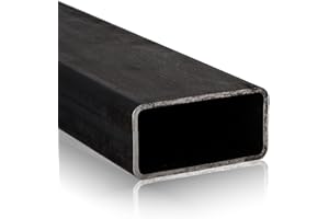 Fits Metall - Vierkantrohr aus 100% hochwertigem Stahl - Eckiges Stahlrohr mit geschweißtem Hohlprofil & Werkstoff S235JRH - Länge 1500mm, Größe 30x20x3 mm Rechteckrohr - Ideal für Baubranche