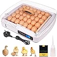 Svauoumu 35 Eggs Incubators, Chicken Incubator for Hatching Eggs, Laboratory Incubator with Automatic Egg Turning and Temperature and Humidity Control for Hatching Chickens, Ducks and Geese