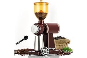 Huanyu Macinacaffè Elettrico 250G Commerciale e Domestico 200W Automatico Professionale