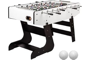 GAMES PLANET Table de Baby-Foot Liverpool, INCL. 2 Ballons, Bouclier avec Barres Creuses, Choix de Couleur, Poids : 60 kg, Baby-Foot pour Jeunes