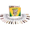 CRAYOLA Colours of The World - Kit de 24 Feutres de Couleurs, Assortiment Couleurs de Peaux à Travers Le Monde - Âge Conseill