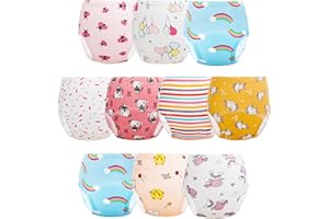 JACKLOVEBRIEFS Mutandine di Apprendimento per Bambino Cotone Assorbente Mutande Apprendimento 2-6 Anni, Multicolore