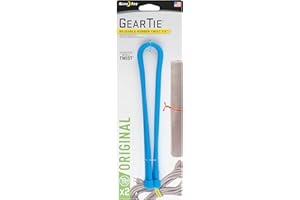 Nite Ize GT18-2PK-38 Gear Reusable Rubber Twist Tie, blau, 18"-2-Pack