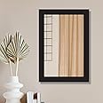 Creative Arts n Frames Small Size Rectangle Mirror for Cosmetic Shaving Make Up Bathroom and Indoor Use (Black 9x13inch)