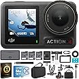 DJI Osmo Action 4 Adventure Combo - 4K Waterproof Action Camera with Battery Case Bundle with Lexar 64GB Memory Card, Protective Case, 1 YR CPS Enhanced Protection Pack and 6-Piece Accessory Kit