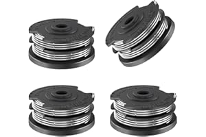 JAMSSOW 4 Bobine Tagliaerba Compatibili con Bosch F016800351,Filo Tagliabordi Bobine Adatto per Bosch Art 30-36 L1, AdvancedGrassCut36, Art 24/27/30/24+/27+/30+,Lunghezza 4,1m,Ø1,65mm(4 Bobine)