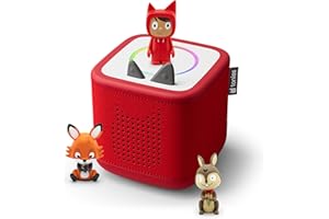 tonies Toniebox 2 Pack Boite à Histoire pour Enfant 1 à 9 Ans, Robuste & Facile à Utiliser, en Avant la Musique, 2 Figurines