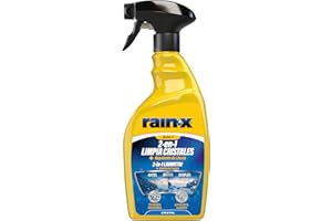 Rain-X Limpiaparabrisas 2 en 1 - Repelente de lluvia - Limpieza sin rayas - Protección contra suciedad, nieve e insectos - 500 ml