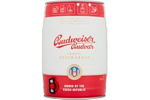 BUDVAR BUDWEISER Budweiser Budvar Original Czech Lager Beer, 5L