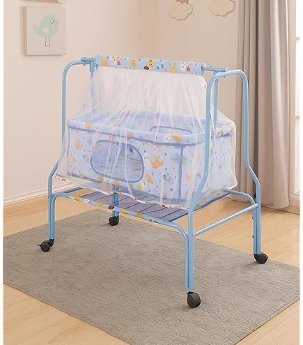 Buy Mama Luv Mee Smart Crib Baby Cradle with Swing & Mosquito Net