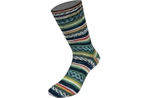 ‎LANA GROSSA LANA GROSSA Landlust die Sockenwolle | Garn aus Merinowolle in verschiedenen Farben | Handstrickgarn aus 80% Schurwolle (Merino) & 20% Polyamid | 100g Wolle zum Stricken & Häkeln | 420m Garn