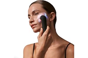 FAQ 402 Dispositivo de Levantamiento Facial con Microcorriente Dual - Masajeador Facial Reafirmante, Drenaje Linfatico, Luz Roja e Infrarroja para Reducción de Hinchazón, Tonificación y Antiarrugas