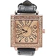 SPYMINNPOO Women Square Dial Retro Style Watch, Large Number Display, Accurate Timekeeping for Dating Travel